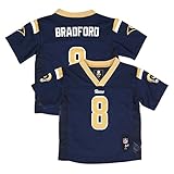 Outerstuff Sam Bradford NFL Los Angeles Rams Mid Tier NavyブルーホームジャージーToddler (2t - 4t) 3T