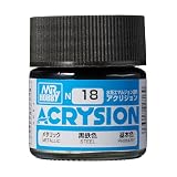 GSIクレオス アクリジョン 黒鉄色 10ml 模型用塗料 N18