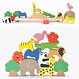 Toyshop® 人気のあります 木製 動物のシーソー 木製おもちゃ バランスビーム (セット)
