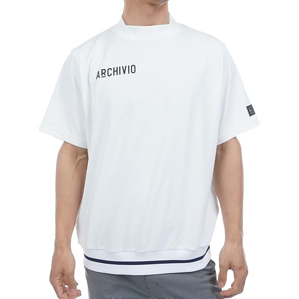 Amazon.co.jp: [アルチビオ] ハイネックシャツ メンズ ゴルフ