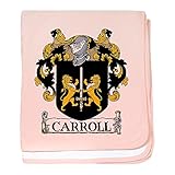 CafePress – キャロルの国章 – スーパーソフトベビー毛布、新生児おくるみ ピンク 05154420046832E