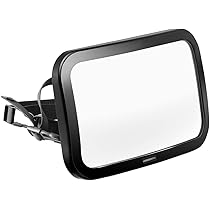 Amazon | [MOMSMENU] 車用 ベビー インサイト ミラー 300×190mm 大視野