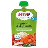 Hipp Organic Vegetable & Chicken Risotto 7mth+ (130g) ヒップ有機野菜とチキンリゾット7Mth + （ 130グラム）