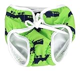 (ラボーグ)La Vogue 水遊びパンツ ベビー 水着 パンツ おむつ 可愛い スイムパンツ 子供 男の子 女の子 水泳 スイミング 紐 サイズ調節 保育園 ビーチ グリーン M