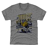 500レベルJuuse SarosナッシュビルHockeyユースシャツ – Juuse Saros Juuse is loose Kids X-Large (14-16Y) グレイ