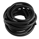 XDiscount コルゲートチューブ　ワイヤ　ホース　パイプ　17mmx21.2mm 10M長さ