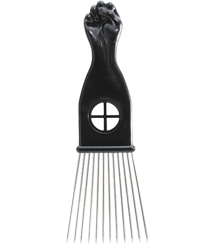 Amazon | アフロコーム, アフロ ブラシCurly Hair Pick Comb Metal