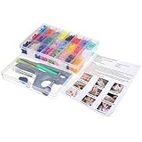 YCOSON スナッププライヤー+ 360セットT5スナッププラスチックボタンの留め具24色ポッパーズDIYミックス