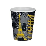 Beistle飲料カップ、9-ounceパリ、マルチカラー