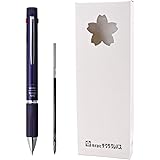 サクラクレパス 多機能ペン ボールサイン 4+1 メタリックブルー 0.4mm 替え芯 セット GB4M1004#536R