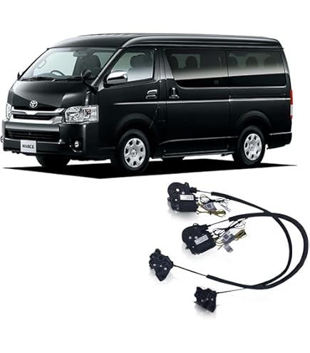 Amazon | 電動パワーバックドア トヨタ ハイエース ミドルルーフ