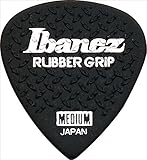 Ibanez アイバニーズ ピック PA16MRG-BK 0.80mm ミディアム (ブラック)