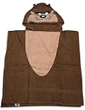 Looney Toons – Little Boys Tasmanian Devilフード付きタオル onesize ブラウン 2118233