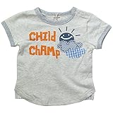 《初夏盛夏対応》 CHILD CHAMP(チャイルド チャンプ) 20/-天竺太陽ニコチャンリンガーTシャツ 130cm/OM NO.C-86582159