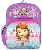 Disney Junior Sofia the First Lovely Castle 16" Large Backpack [並行輸入品]