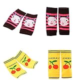 Domybest 赤ちゃん用 膝当て 膝サポート プロテクター ハイハイ用具 0-3歳 歩行勉強 安全?策 二―パッド 衝撃 緩和 擦りむき防止 スタイルがランダムに送信する