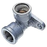 三栄水栓 【配管用品 エルボ】 逆座付水栓エルボ 呼び13 T738-13