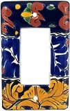 Single Decora Marigold Talavera Switch Plate by Fine Crafts & Imports