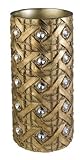 SINTECHNO SK-4260-V1 Glimmer of Gold Decorative Vase, 13.5' [並行輸入品]