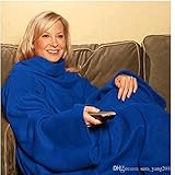 ホットセールスーパーソフトフリースのブランケット 50 個のスリーブを暖かく、あなたの手を自由の身に毛布 WA 2151 を維持