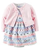 カーターズ Carter's ボディスーツ 半袖ワンピース & カーディガン セット春・秋・夏の冷房対策にも 2-Piece Bodysuit Dress & Cardigan Set 18M (78