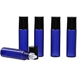 自然化粧品研究所 ミニボトル容器 化粧品容器 コバルト 10ml 5個セット