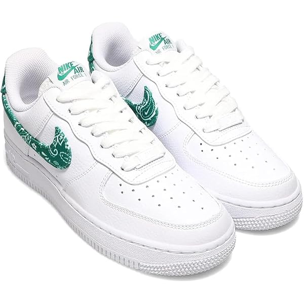 Amazon | [ナイキ] WMNS AIR FORCE 1 07 ESSENTIALS WHITE GREEN