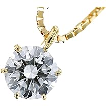 Amazon | 0.3ct ダイヤモンド ネックレス K18 18金刻印
