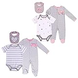 Asher and Olivia SLEEPWEAR ベビー・ガールズ カラー: ピンク