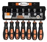 Homak HT03103070 Nut Driver Set with Holder, 7-Piece by "Homak Mfg. Co., Inc."