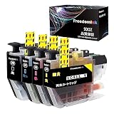 Brother用 ブラザー用 LC411-4PK LC411 LC411BK/C/M/Y (4色セット) 互換インクカートリッジ 対応機種：DCP-J528N MFC-J905N DCP-J1800N DCP-J915N DCP-J926N DCP-J526N MFC-J739 MFC-J939 DCP-J914N 大容量/説明書付/残量表示/個包装