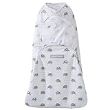 Halo Swaddlesure Adjustable Swaddling Pouch, Elephant, Small [並行輸入品]
