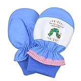 はらぺこあおむし ベビー キッズ サイズ ミトン手袋 スキー手袋 防寒 雪用手袋 雪遊び 冬物 fo-ec21812 3-4才 ブルー