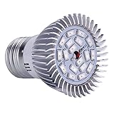 LED電球 植物育成 サンプランター 水耕栽培ランプ 室内用 口金E27　18W LED 植物育成用ランプ　プラントライト 園芸