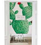 Crazyカートjapanese-style LeavesシリーズDoorway Curtainタペストリー – Include FREEテンションロッド 33.5"x59.1"(85x150cm) 