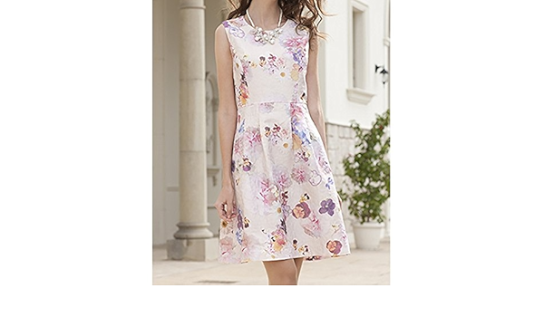Amazon Co Jp ローズティアラ 大きいサイズ Rose Tiara 追加生産 大きいサイズ 42 46 ピオニーパンジープリントジャガードワンピース 40ピンク 42 Ll 服 ファッション小物