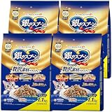 銀のスプーン キャットフード ドライ 贅沢素材バラエティ まぐろ・かつお・白身魚味 4.4kg(1.1kg×4) 国産 ユニチャーム【まとめ買い】