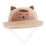IPOTCH 赤ちゃん　子供　帽子　キャップ　ハット　ストロー　ビーチ　全３色 - ベージュ, 説明したように