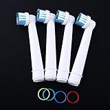 mazimark -- 4 PC電動歯ブラシヘッド交換用for Braun Oral B Pro Precision Clean