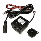 ZSHOP 汎用ミニ水中ポンプ DC12V 小型ブラシレスポンプ 静音設計 ウォーターポンプ 流量280L/h 最大揚程2m 交換用取水口 電源コード付 ZS-PAD400