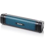 Denon ポータブル Bluetoothスピーカー Envaya Mini [ ブラック＆ブルー ] DSB-100