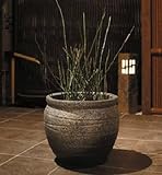 タカショー 【ガーデニング】陶器製 和風 古陶壷型水鉢 11号（青窯肌） KTO-043