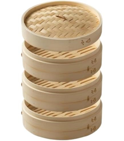 Amazon | 業務用厨房機器 ハイスト 【蒸職人】 竹セイロ 3段（本体3個