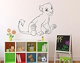 Lion King Nala壁デカールDisney Cartoonsビニールステッカーホーム内部リムーバブル装飾子供キッズ部屋24 ( LK )