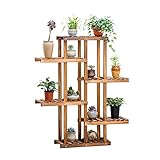 RBHJZ ソリッドウッドフロアフラワースタンド屋外バルコニー屋内マルチ階数植物フレームシンプルサイズ61x25x125cm A+