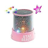 Amazing LED夜間ライト点滅カラフルなStarry Night Skyプロジェクタロマンチックピンク