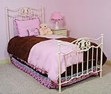 Pam Grace Creations Chocolate Pink 3 Piece Twin Bedding Set [並行輸入品]