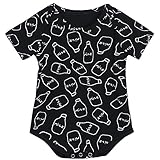 Domybestベビー服 ロンパース　新生児　ボディスーツ　カバーオール　男の子　女の子　ロンパース　ジャンプスーツ　半袖　カジュアル　ミルクボトルプリント　春　夏　新生児　赤ちゃん　出産祝い　普段着