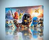 Ninjago LEGOキャンバスプリント壁アートホームデコレーションGiclee * 4サイズ* ca96 130x70 cm (51"x27.5" Inches) CA964
