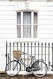 ロンドン自転車Georgianna Lane写真Cityscapesイギリスポスター(選択サイズ、印刷またはキャンバス) 18x26 Print IC-L795D18X26P
